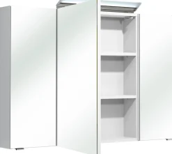 Saphir Badmöbel-Set »Quickset 341 3-teilig, Mineralmarmor-Waschtisch und LED-Spiegelschrank« Set, 3 Stk. tlg.