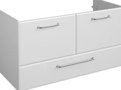 Saphir Badmöbel-Set »Quickset 341 3-teilig, Mineralmarmor-Waschtisch und LED-Spiegelschrank« Set, 3 Stk. tlg.