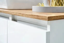 Saphir Badmöbel-Set »Quickset 360 2-teilig, mit Keramik-Aufsatzbecken und LED-Spiegel« Set, 2 Stk. tlg.