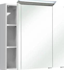 Saphir Badmöbel-Set »Quickset 341 3-teilig, Keramik-Waschtisch und LED-Spiegelschrank« Set, 3 Stk. tlg.
