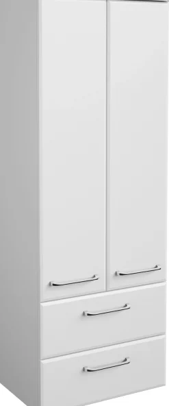 Saphir Badmöbel-Set »Quickset 341 3-teilig, Keramik-Waschtisch und LED-Spiegelschrank« Set, 3 Stk. tlg.