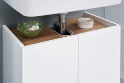 Saphir Badmöbel-Set »Quickset 947 3-teilig, Waschbeckenunterschrank mit Spiegel« 3 Stk. tlg.