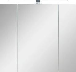 Saphir Badmöbel-Set »Quickset 945 3-teilig, Keramik-Waschtisch mit LED-Spiegelschrank« 4 Stk. tlg.