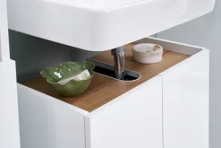 Saphir Badmöbel-Set »Quickset 947 3-teilig, Waschbeckenunterschrank mit Spiegel« 4 Stk. tlg.