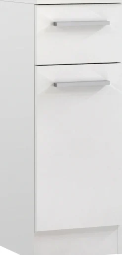 Saphir Badmöbel-Set »Quickset 335 5-teilig, Waschbeckenunterschrank mit LED-Spiegelschrank« 5 Stk. tlg.