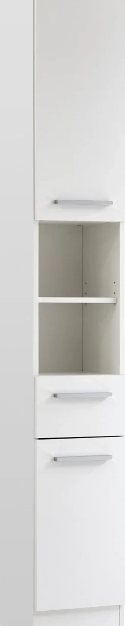 Saphir Badmöbel-Set »Quickset 335 5-teilig, Waschbeckenunterschrank mit LED-Spiegelschrank« 5 Stk. tlg.