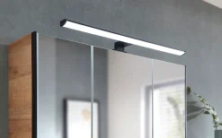Saphir Badmöbel-Set »Quickset 395 2-teilig, Keramik-Waschtisch mit LED-Spiegelschrank« 2 Stk. tlg.