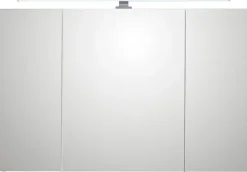 Saphir Badmöbel-Set »Quickset 936 4-teilig, Mineralmarmor-Waschtisch und LED-Spiegelschrank« Set, 4 Stk. tlg.