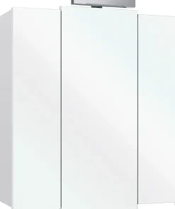 Saphir Badmöbel-Set »Quickset 312 5-teilig, Waschbeckenunterschrank und LED-Spiegelschrank« Set, 5 Stk. tlg.