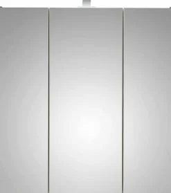 Saphir Badmöbel-Set »Quickset 5-teilig, Waschbeckenunterschrank mit LED-Spiegelschrank« 5 Stk. tlg.