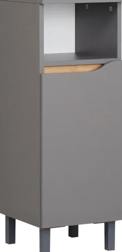 Saphir Badmöbel-Set »Quickset 5-teilig, Waschbeckenunterschrank mit LED-Spiegelschrank« 5 Stk. tlg.