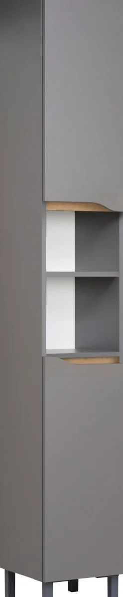 Saphir Badmöbel-Set »Quickset 5-teilig, Waschbeckenunterschrank mit LED-Spiegelschrank« 5 Stk. tlg.