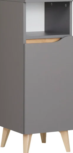 Saphir Badmöbel-Set »Quickset 5-teilig, Waschbeckenunterschrank mit LED-Spiegel« 5 Stk. tlg.