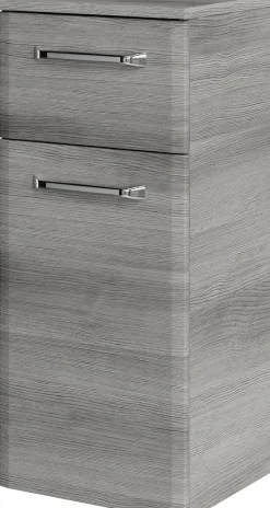 Saphir Badmöbel-Set »Quickset 5-teilig Glas-Waschtisch mit LED-Spiegelschrank, Bad-Set« 6 Stk. tlg.