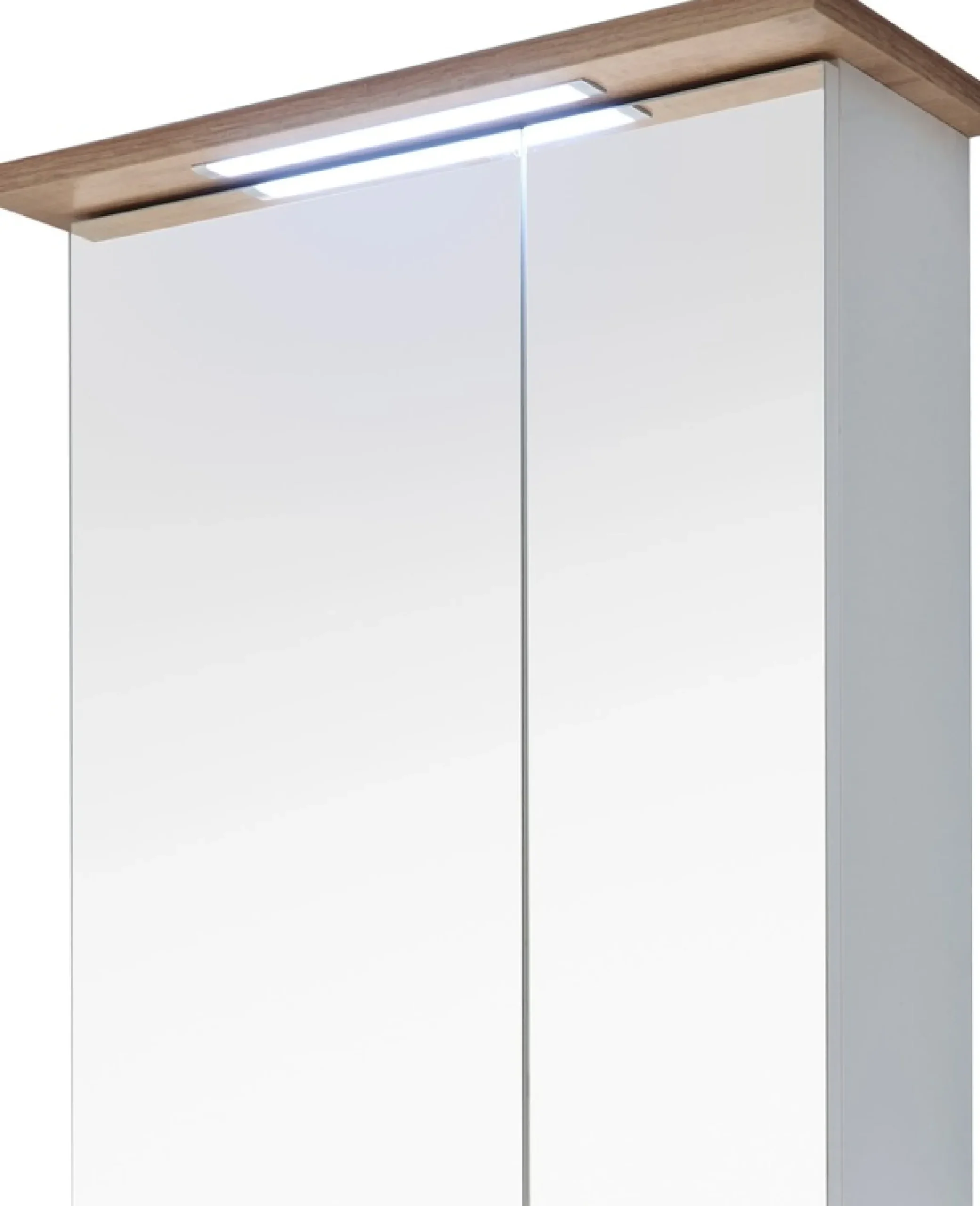 Saphir Badmöbel-Set »Quickset 2-teilig, Waschbeckenunterschrank mit LED-Spiegelschrank« 2 Stk. tlg.