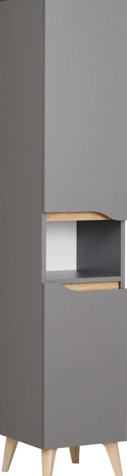 Saphir Badmöbel-Set »Quickset 3-teilig, Waschbeckenunterschrank mit LED-Spiegel« 3 Stk. tlg.