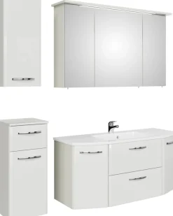 Saphir Badmöbel-Set »Quickset 326, 5-teilig, mit Keramikwaschtisch« 5 Stk. tlg.