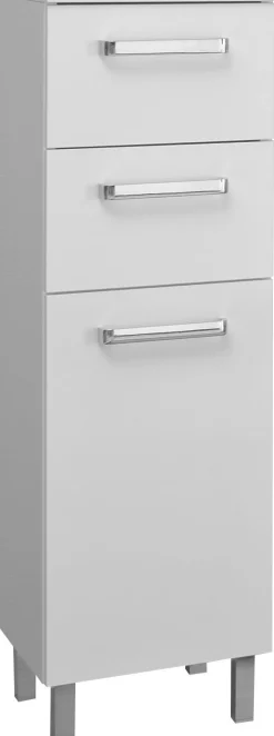 Saphir Badmöbel-Set »Quickset 5-teilig, Waschbeckenunterschrank mit LED-Spiegelschrank« Komplett-Set, 5 Stk. tlg.