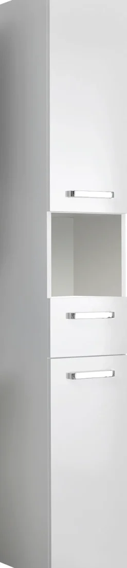 Saphir Badmöbel-Set »Quickset 5-teilig, Waschbeckenunterschrank mit LED-Spiegelschrank« Komplett-Set, 5 Stk. tlg.