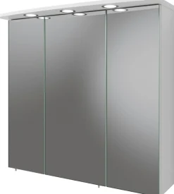 Saphir Badmöbel-Set »Quickset 316 4-teilig, Keramikwaschtisch mit LED-Spiegelschrank« 5 Stk. tlg.
