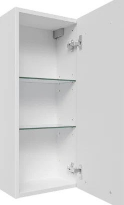Saphir Badmöbel-Set »Quickset 316 4-teilig, Keramikwaschtisch mit LED-Spiegelschrank« 5 Stk. tlg.