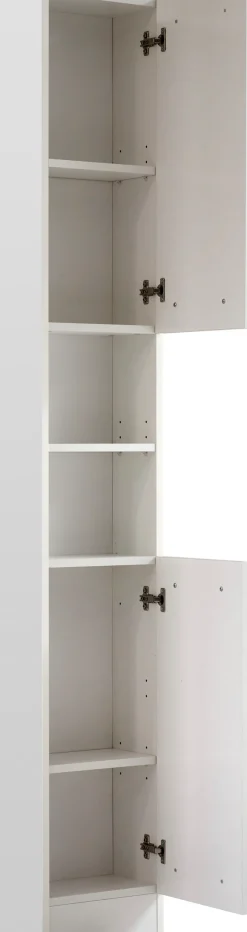 Saphir Badmöbel-Set »Quickset 335 5-teilig, Waschbeckenunterschrank mit LED-Spiegelschrank« 5 Stk. tlg.
