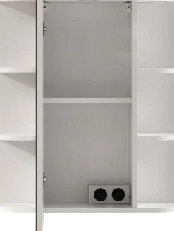 Saphir Badmöbel-Set »Quickset 335 5-teilig, Waschbeckenunterschrank mit LED-Spiegelschrank« 5 Stk. tlg.