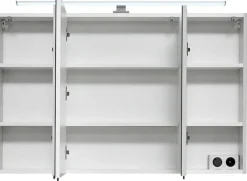 Saphir Badmöbel-Set »Quickset 936 4-teilig, Glaswaschtisch und LED-Spiegelschrank« Set, 4 Stk. tlg.