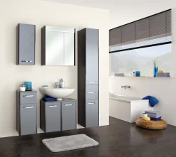 Saphir Badmöbel-Set »Quickset 327 5-teilig, Waschbeckenunterschrank und LED-Spiegelschrank« Set, 5 Stk. tlg.