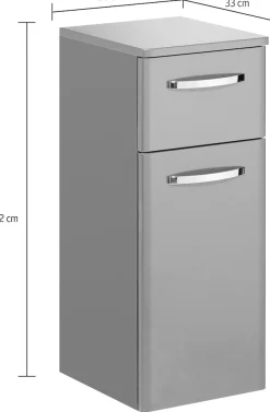 Saphir Badmöbel-Set »Quickset 327 5-teilig, Waschbeckenunterschrank und LED-Spiegelschrank« Set, 5 Stk. tlg.