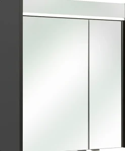 Saphir Badmöbel-Set »Quickset 327 5-teilig, Waschbeckenunterschrank und LED-Spiegelschrank« Set, 5 Stk. tlg.