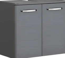 Saphir Badmöbel-Set »Quickset 327 5-teilig, Waschbeckenunterschrank und LED-Spiegelschrank« Set, 5 Stk. tlg.