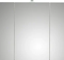 Saphir Badmöbel-Set »Quickset 3-teilig, Keramikwaschtisch mit LED-Spiegelschrank« 4 Stk. tlg.