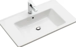Saphir Badmöbel-Set »Quickset 945 3-teilig, Keramik-Waschtisch mit LED-Spiegelschrank« 4 Stk. tlg.