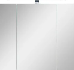 Saphir Badmöbel-Set »Quickset 945 3-teilig, Keramik-Waschtisch mit LED-Spiegelschrank« 4 Stk. tlg.
