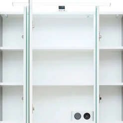 Saphir Badmöbel-Set »Quickset 945 3-teilig, Keramik-Waschtisch mit LED-Spiegelschrank« 4 Stk. tlg.