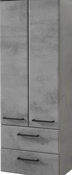 Saphir Badmöbel-Set »Quickset 945 3-teilig, Keramik-Waschtisch mit LED-Spiegelschrank« 4 Stk. tlg.