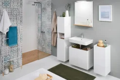 Saphir Badmöbel-Set »Quickset 947 4-teilig, Waschbeckenunterschrank mit Spiegel« 5 Stk. tlg.