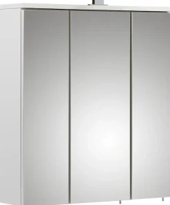 Saphir Badmöbel-Set »Quickset 335 7-teilig, Waschbeckenunterschrank mit LED-Spiegelschrank« 7 Stk. tlg.
