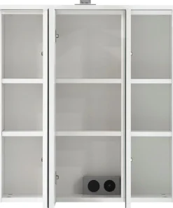 Saphir Badmöbel-Set »Quickset 335 7-teilig, Waschbeckenunterschrank mit LED-Spiegelschrank« 7 Stk. tlg.