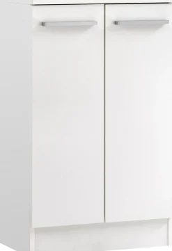 Saphir Badmöbel-Set »Quickset 335 7-teilig, Waschbeckenunterschrank mit LED-Spiegelschrank« 7 Stk. tlg.