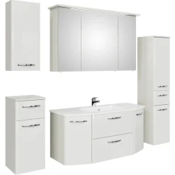 Saphir Badmöbel-Set »Quickset 326, 6-teilig, mit Keramikwaschtisch« 6 Stk. tlg.