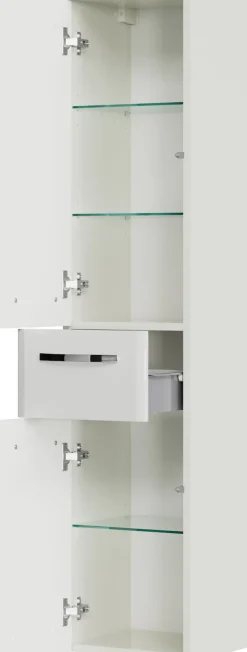 Saphir Badmöbel-Set »Quickset 326, 6-teilig, mit Keramikwaschtisch« 6 Stk. tlg.