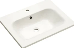 Saphir Badmöbel-Set »Quickset 2-teilig, Mineralmarmor-Waschtisch und LED-Spiegel« 4 Stk. tlg.