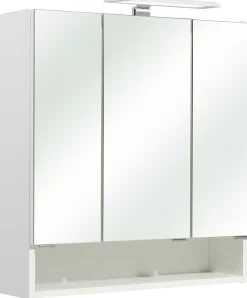 Saphir Badmöbel-Set »Quickset 953 4-teilig, Waschbeckenunterschrank und LED-Spiegelschrank« Set, 4 Stk. tlg.