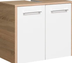 Saphir Badmöbel-Set »Quickset 382 4-teilig, Waschbeckenunterschrank mit LED-Spiegelschrank« 4 Stk. tlg.