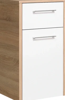 Saphir Badmöbel-Set »Quickset 382 4-teilig, Waschbeckenunterschrank mit LED-Spiegelschrank« 4 Stk. tlg.