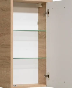 Saphir Badmöbel-Set »Quickset 382 4-teilig, Waschbeckenunterschrank mit LED-Spiegelschrank« 4 Stk. tlg.