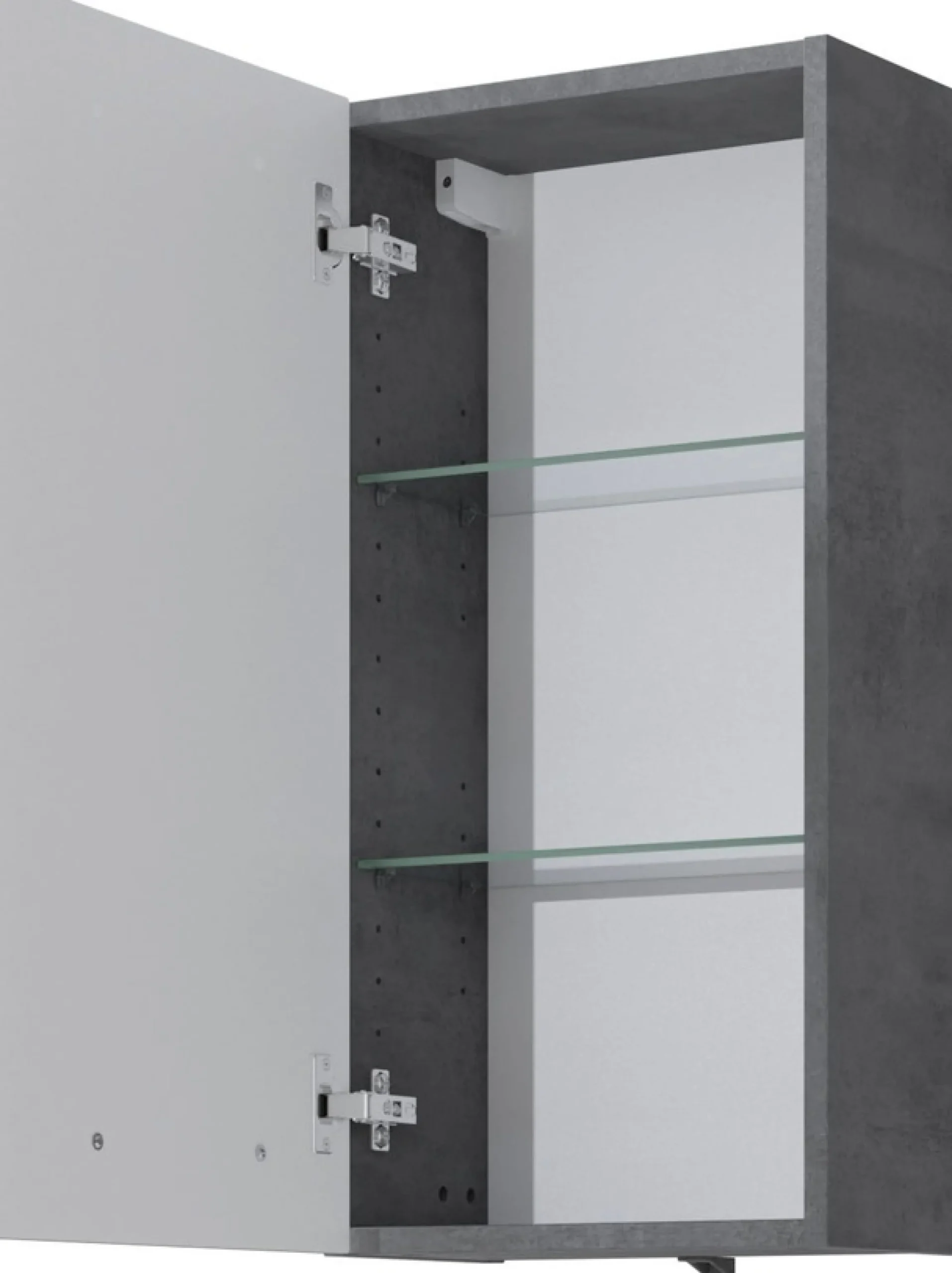 Saphir Badmöbel-Set »Quickset 945 5-teilig, Waschbeckenunterschrank mit LED-Spiegelschrank« 5 Stk. tlg.