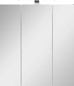 Saphir Badmöbel-Set »Quickset 945 5-teilig, Waschbeckenunterschrank mit LED-Spiegelschrank« 5 Stk. tlg.